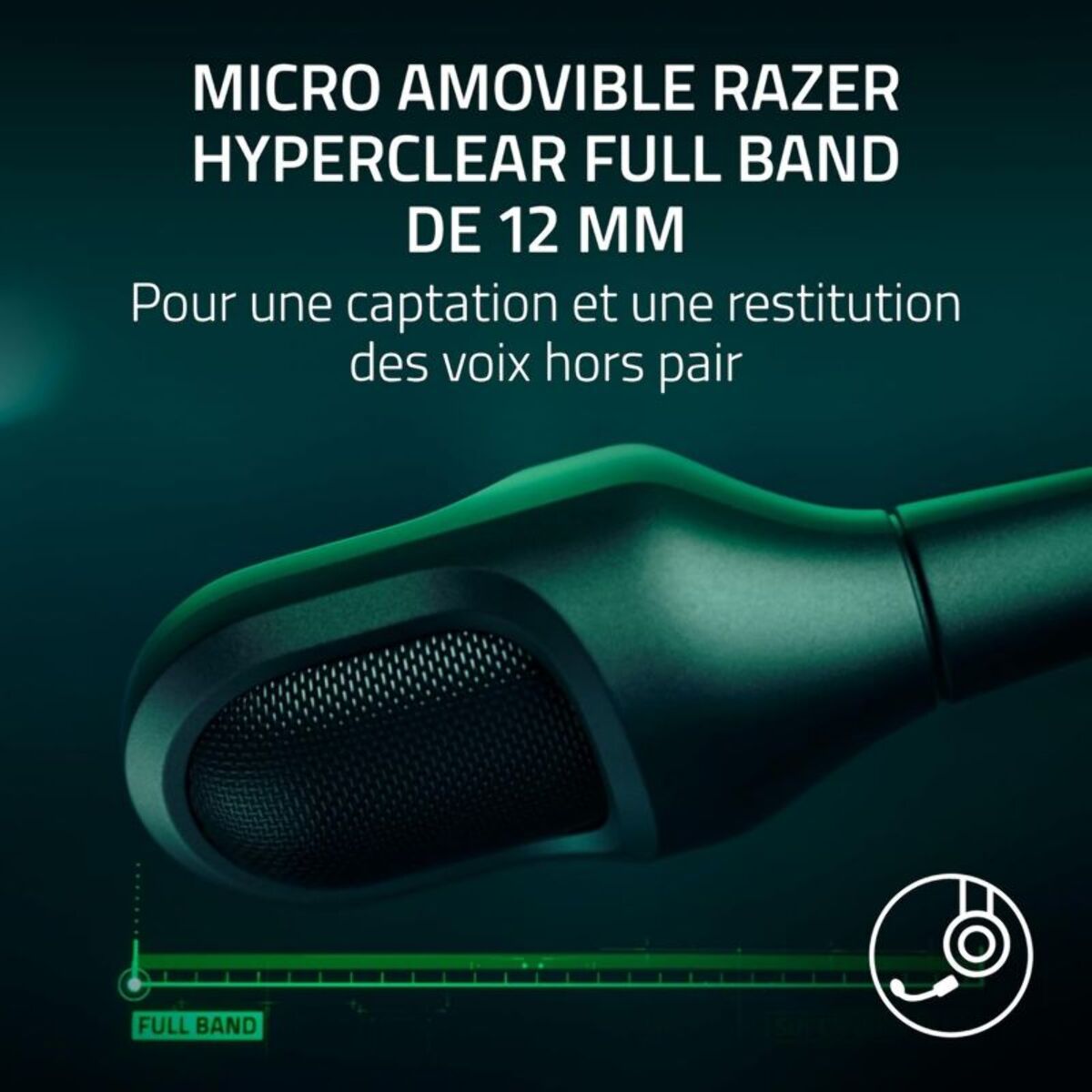 Casque gamer RAZER BLACKSHARK V3 PRO NOIR