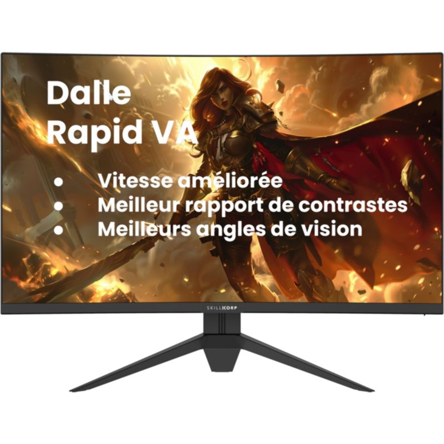 Ecran PC Gamer SKILLKORP M27 Incurvé 27'' VA