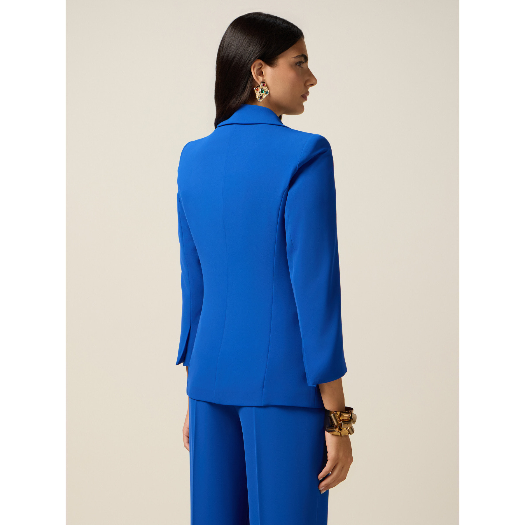 Oltre - Blazer cruzado - Azul