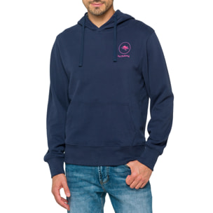 Sudadera con capucha Hot Buttered Flame marino