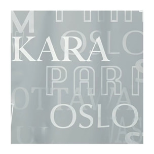 Rideau de douche PEVA CITIES 180x200cm Argent Spirella
