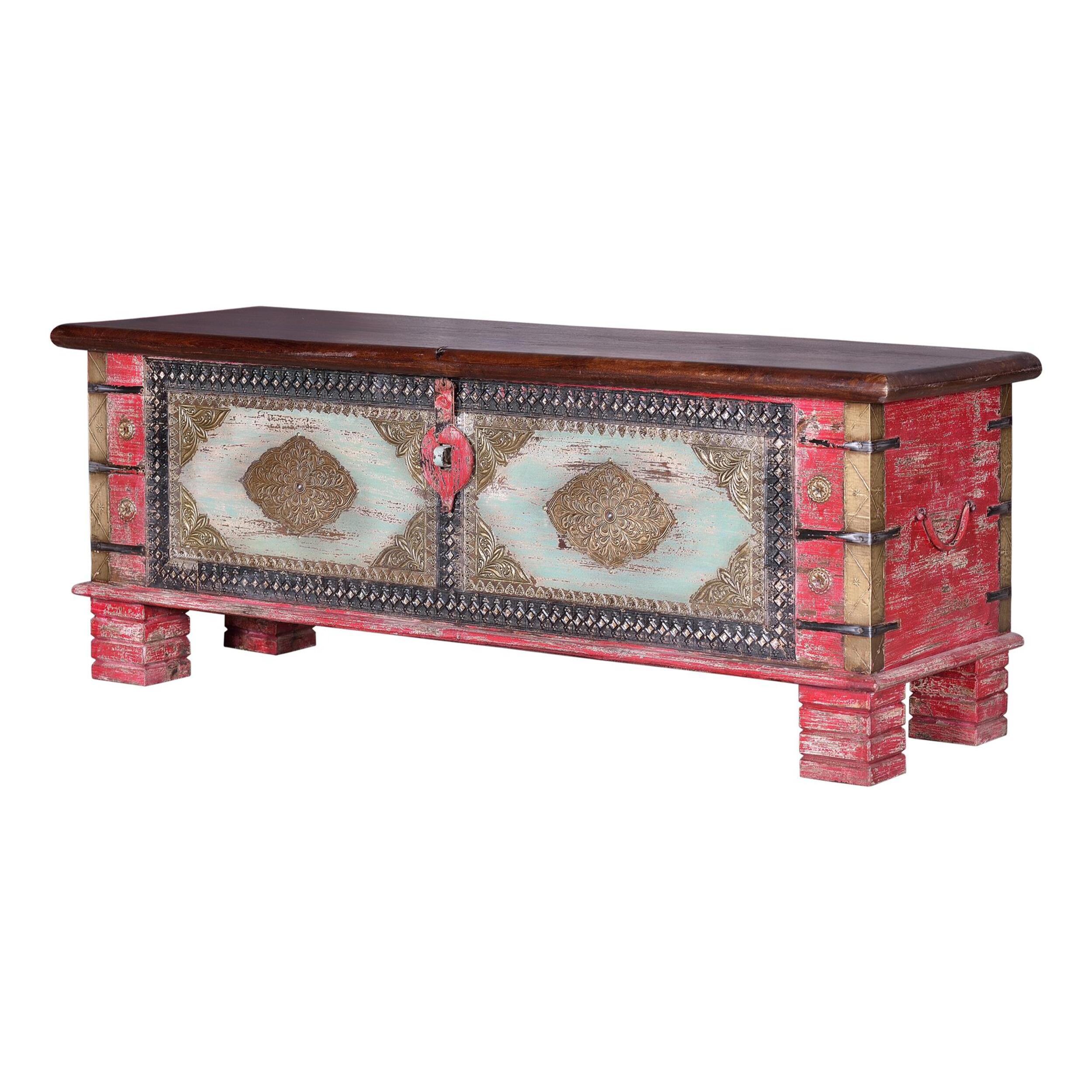 Baúl - madera de mango - 116x40x45cm