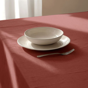 Mantel antimanchas BRIA TERRACOTA - 100% algodón
