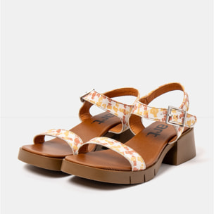 Sandalias con tacón 2060 FANTASY VICHY / VARSOVIA color Vichy