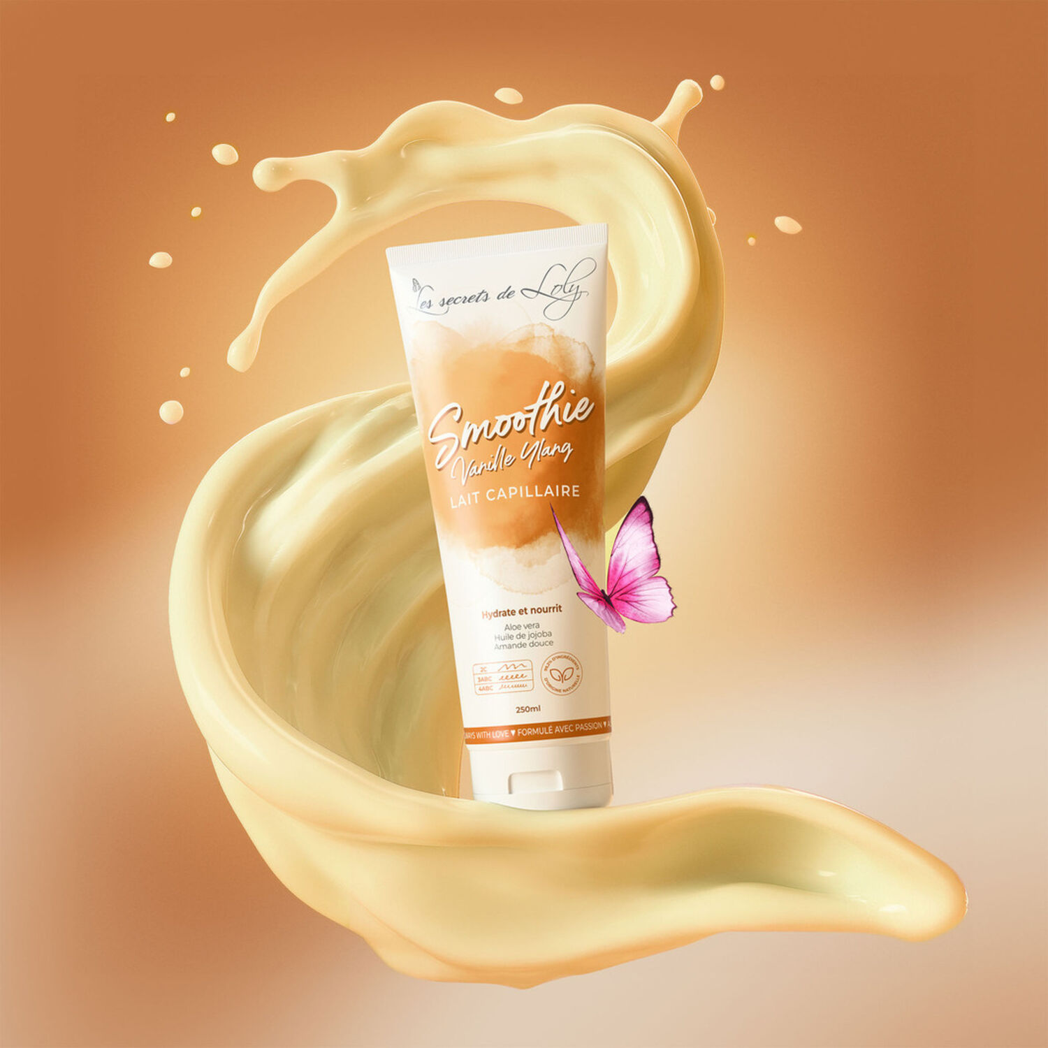 Smoothie Vanille - Lait Sans Rinçage Capillaire Très Nourrissant 250ml