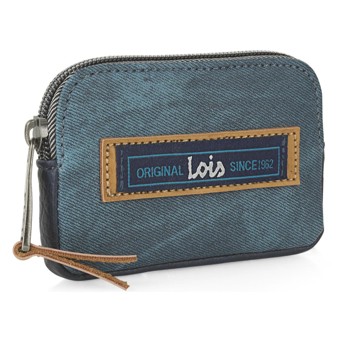 Monedero Sintetico Mujer Lois Venice Azul