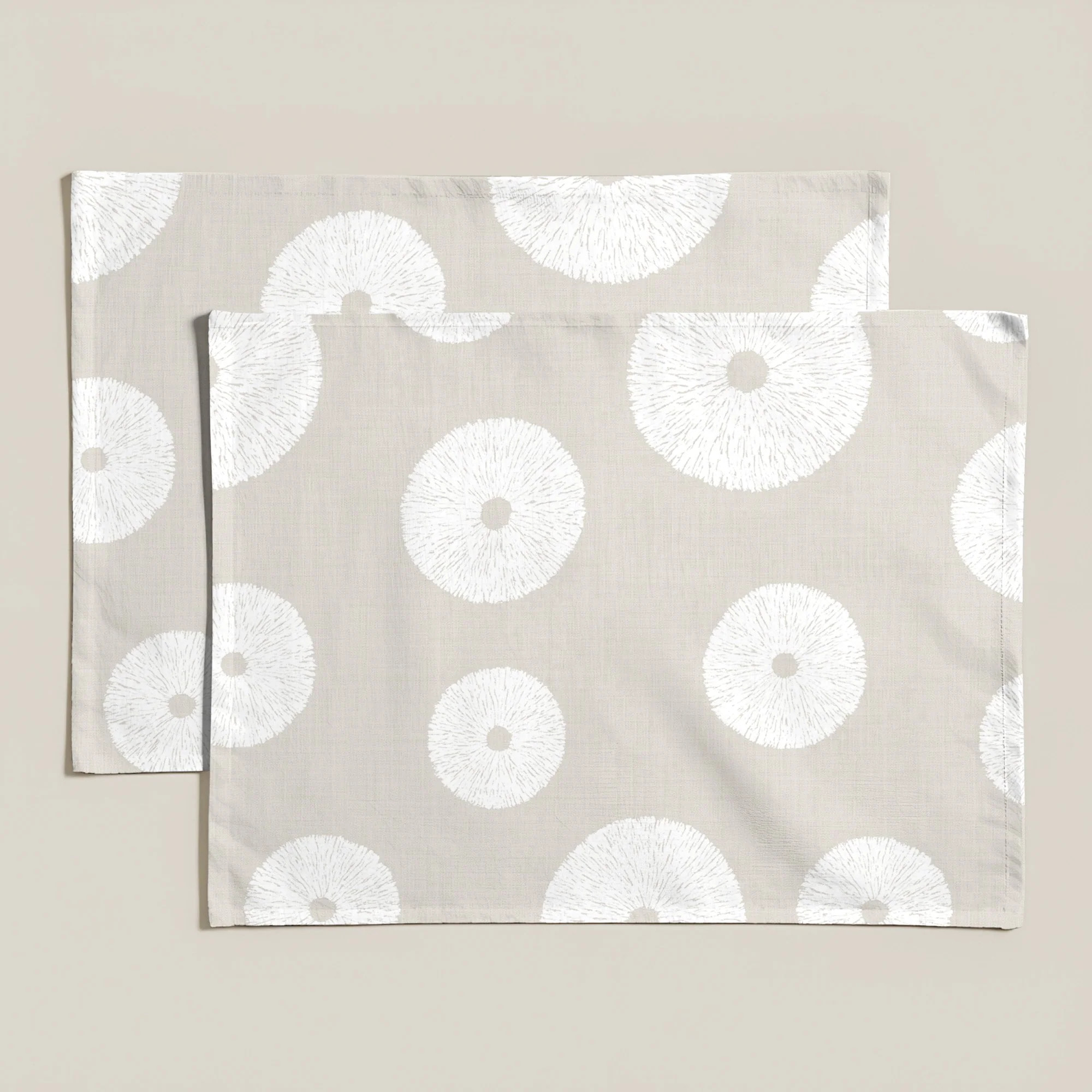 Lot de 2 sets de table anti-taches Lolani