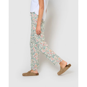 Pantalón viscosa zanzibar rosa