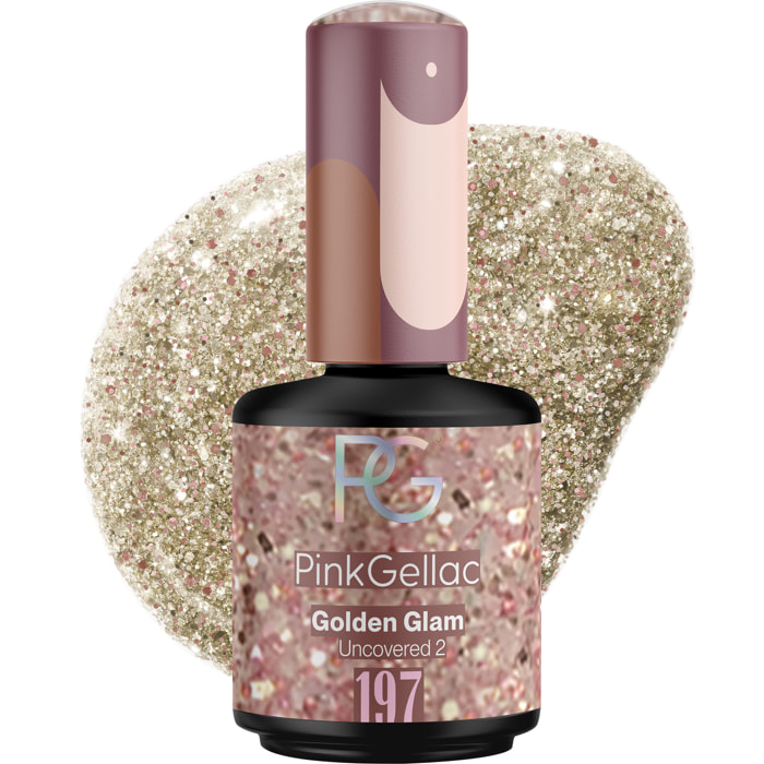 Vernis semi-permanent - 197 Golden Glam - 15 ml