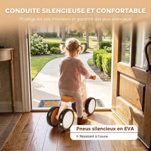 Draisienne enfant pliable selle guidon réglables rose