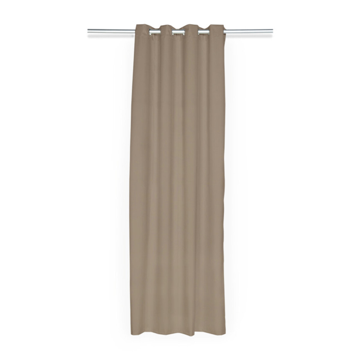 Rideaux thermiques taupe 135x240 cm - lot de 2
