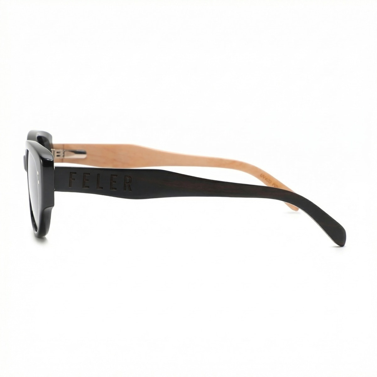 Gafas de Sol Feler 1616-1 Polarizadas de Madera Unisex 55 mm