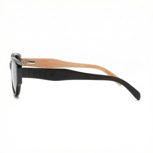 Gafas de Sol Feler 1616-1 Polarizadas de Madera Unisex 55 mm