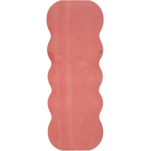 SPECCHIO DA MURO EMILY VELLUTO ROSA CM 60X6X160 (MISURA SPECCHIO CM 42X144)