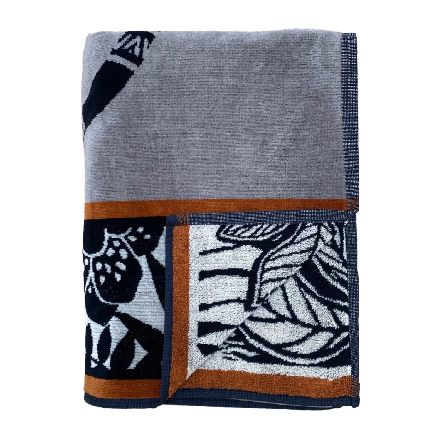 Serviette de plage éponge velours Jacquard Eldorado 95x175 440 g/m²