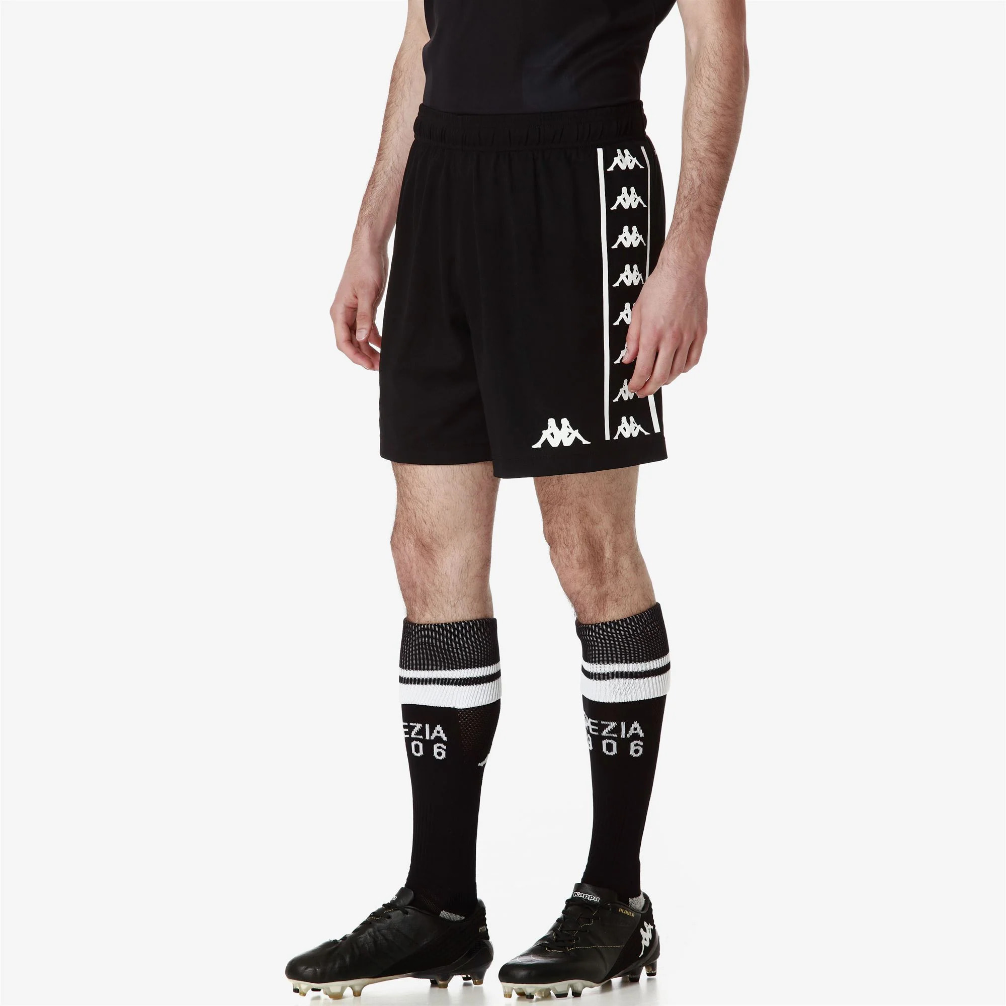 Kappa - Pantaloni Corti Uomo Nero - Kombat Ryder Spezia