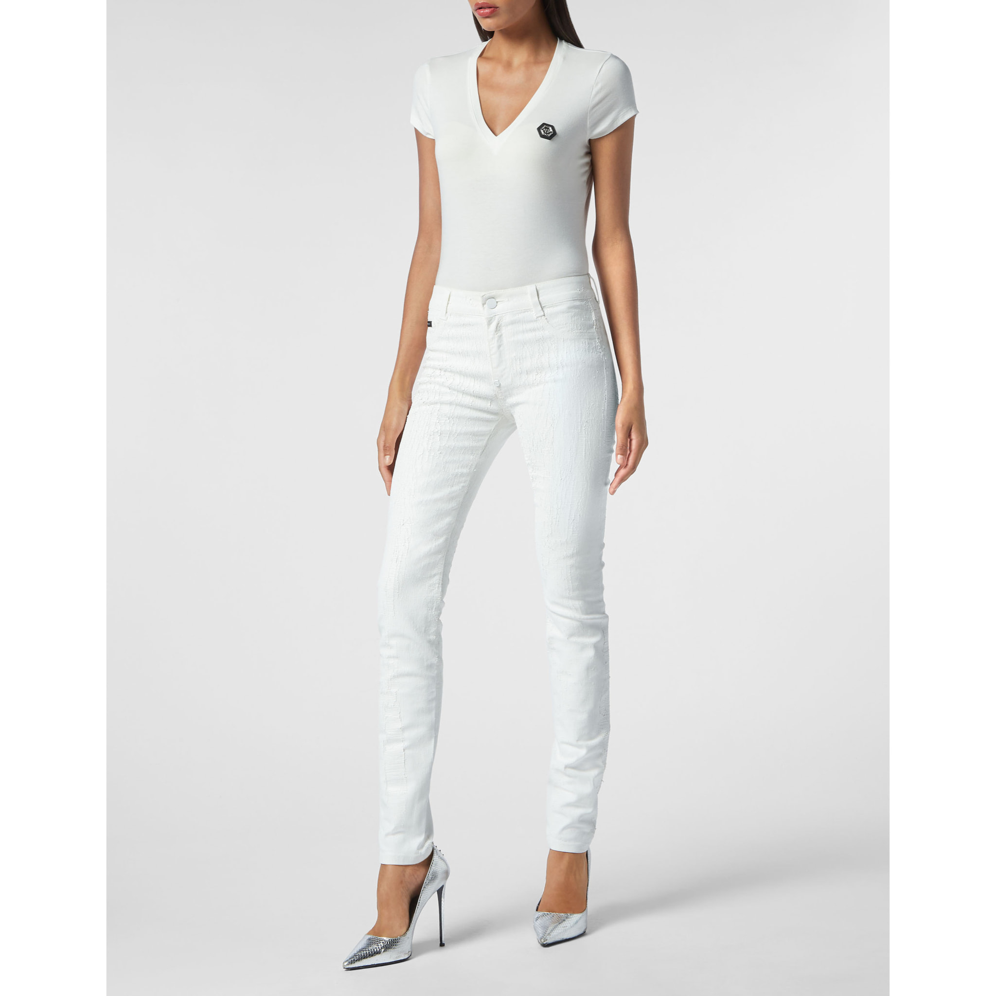 PHILIPP PLEIN Jeggings HEXAGON