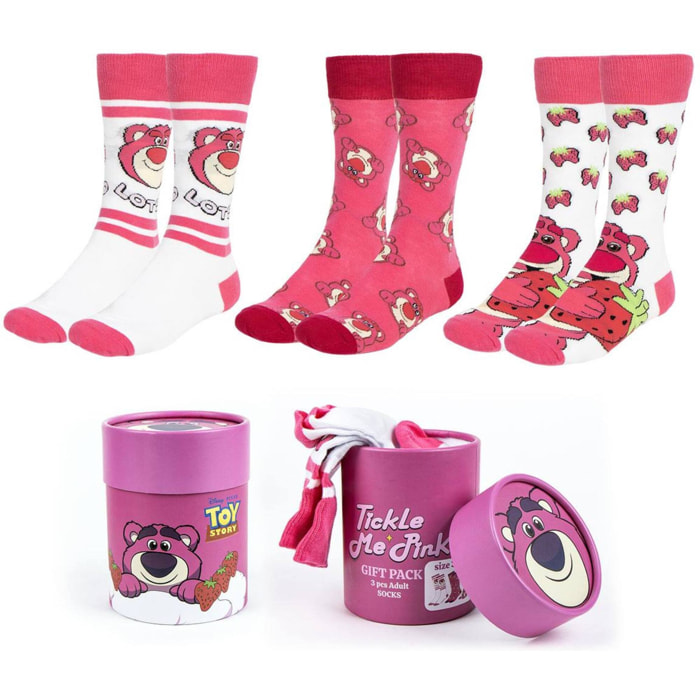 Pack de 3 calcetines estilo toy story