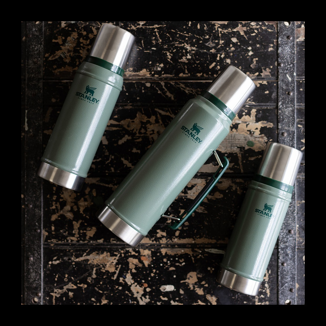 Termo Café - 0,47L - CLASSIC LEGENDARY BOTTLE - Hammertone Green