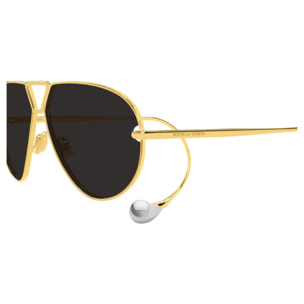 Gafas de Sol Bottega Veneta BV1437S-001 de Metal Mujer 64 mm