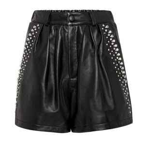 PHILIPP PLEIN Pantalones cortos de cuero