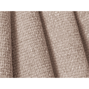 Canapé convertible avec coffre de rangement "Matera" 3 places en chenille beige