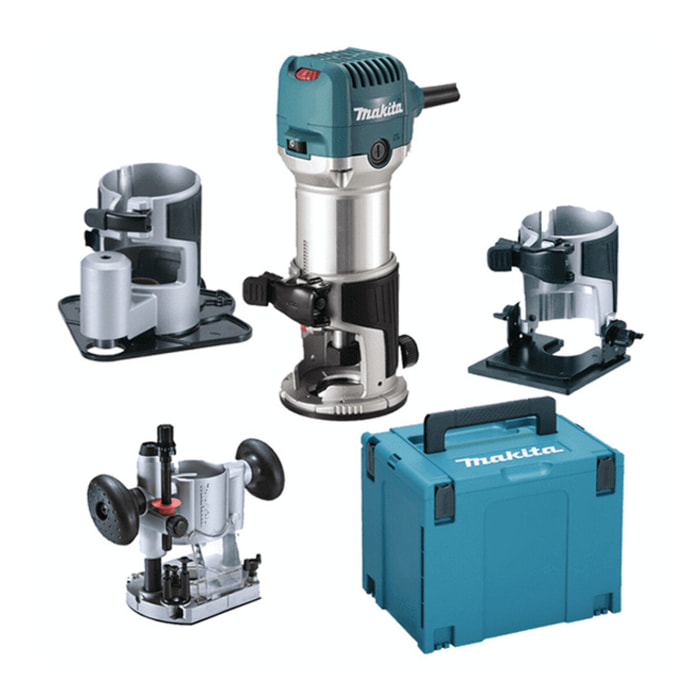 MAKITA 710 W router multifunción - RT0702CX3J