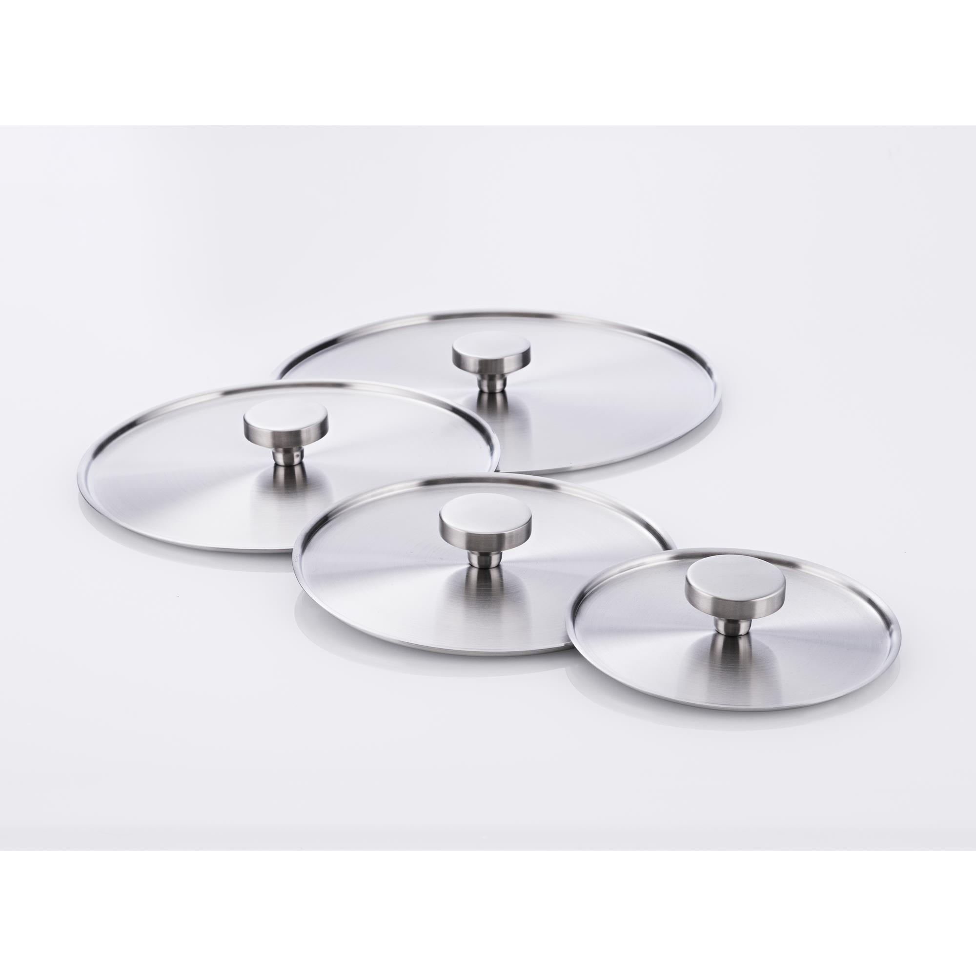 Tapa de 24cm bones en acero inoxidable masterpro