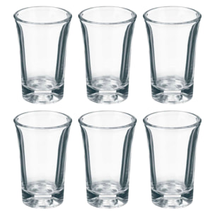 Set 6 vasos chupito 50 ml colección vivalto