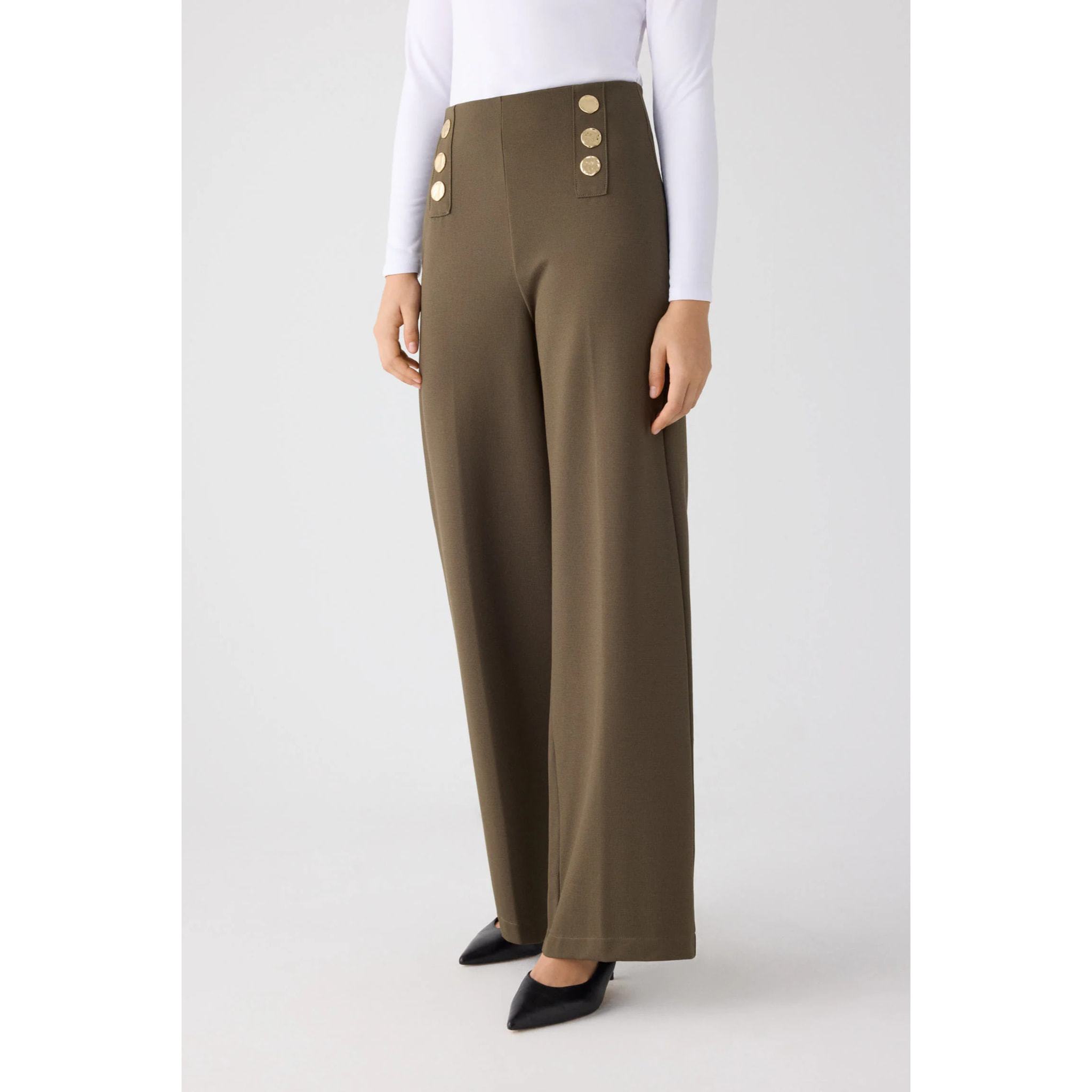 Pantalone comfort larghi
