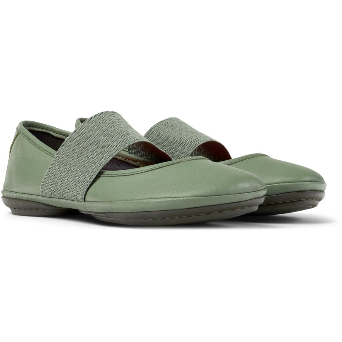 CAMPER Right Nina - Ballerine Verde Donna