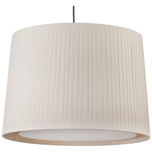 SAMBA Lampe suspension noir/beig avec fiche