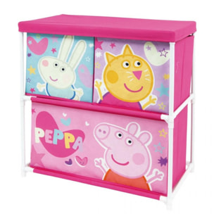 Peppa Pig Scaffale portagiochi in metallo