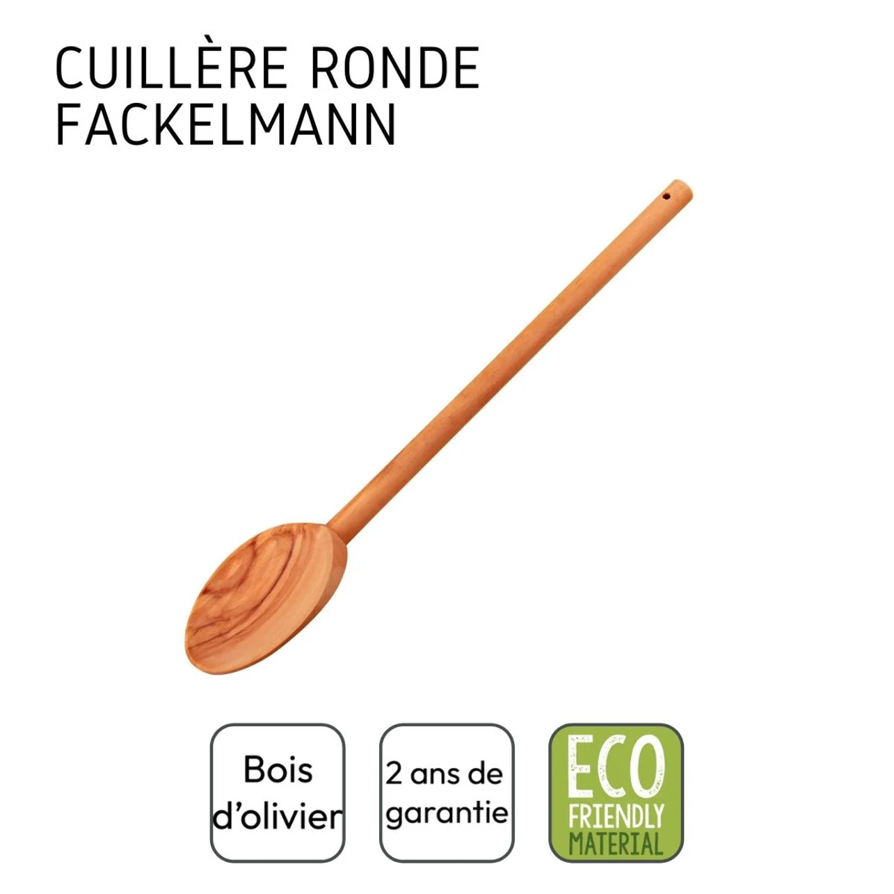 Cuillère de cuisine en bois Fackelmann Edition Bois d'olivier