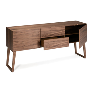 Aparador de Angel Cerda de nogal 160x40x80cm