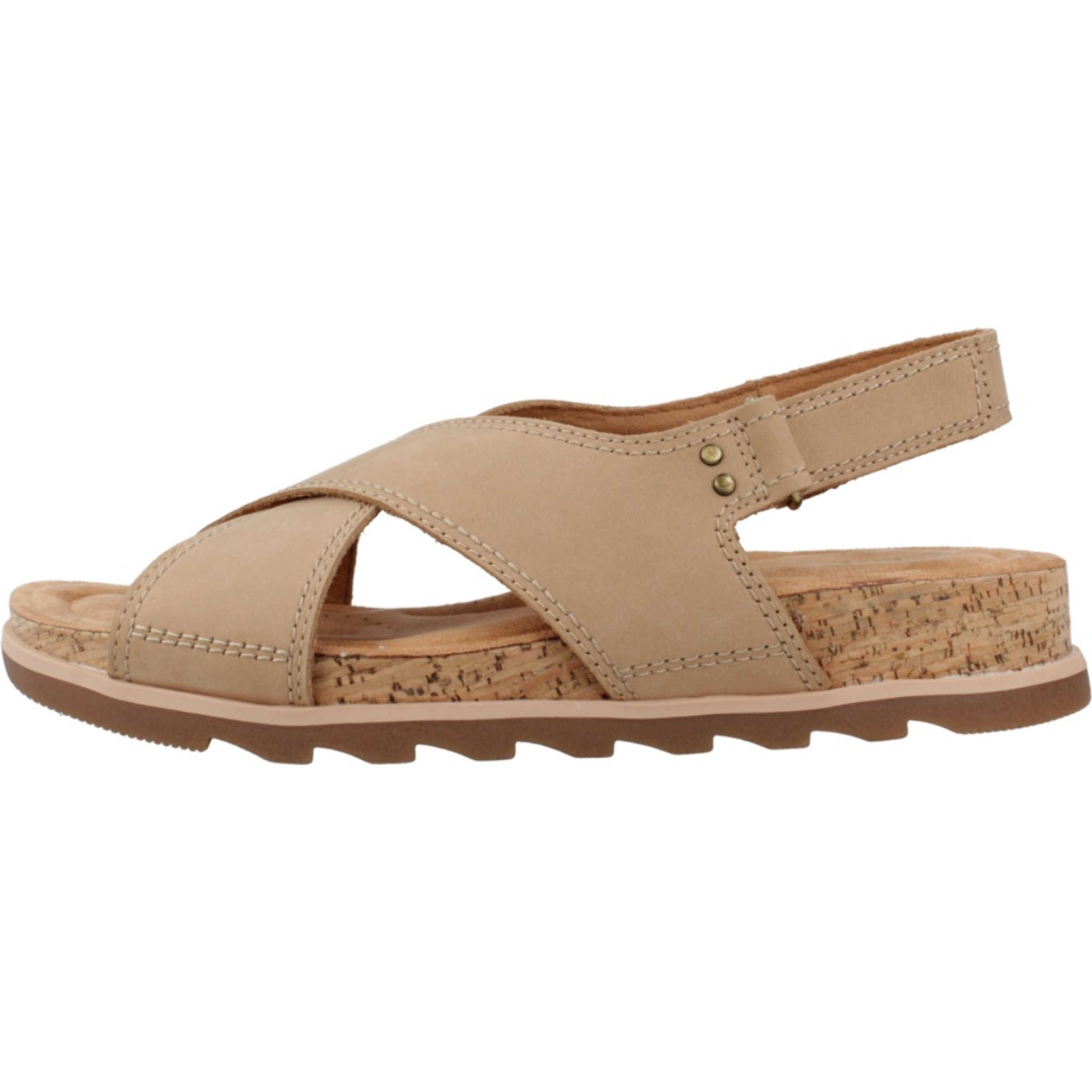 Sandalias Mujer de la marca CLARKS  modelo YACHT CROSS Light Brown