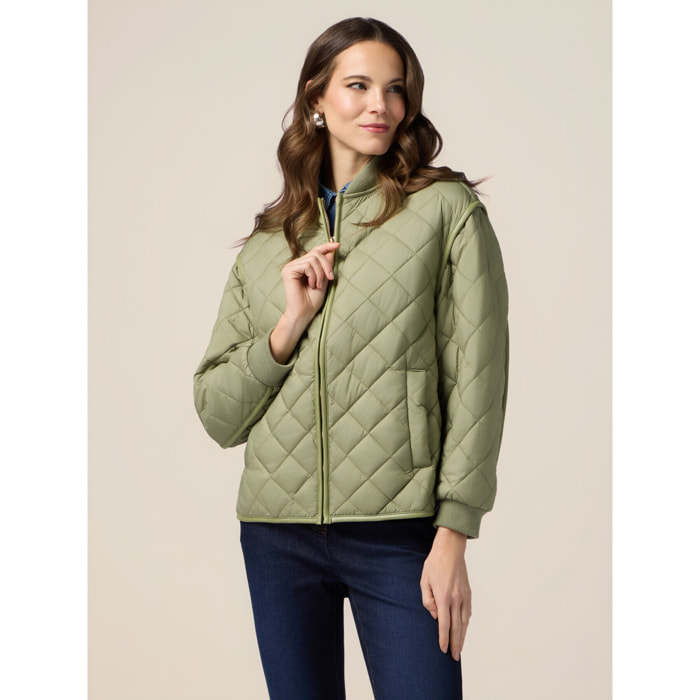 Oltre - Bomber ligera acolchada - Verde militare