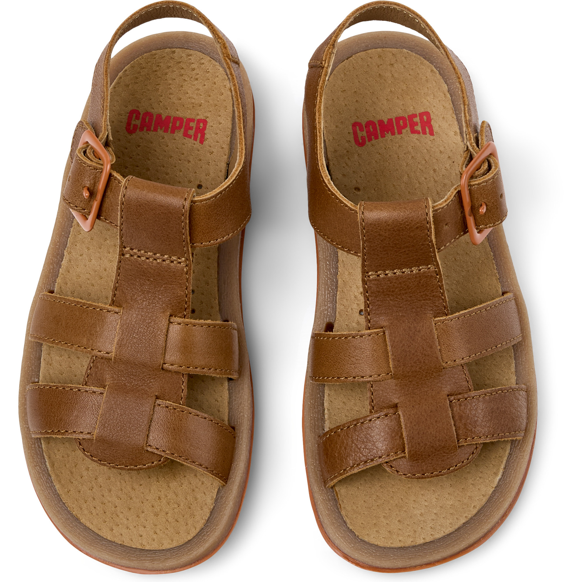 Sandali - CAMPER Bicho - Marrone - Pelle liscia