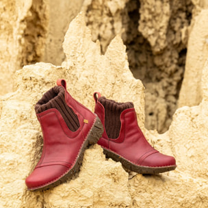 Botines NE23 NATURAL GRAIN CEREZA-BROWN/ YGGDRASIL color Cereza-brown