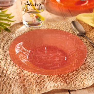 Assiette creuse orange 21,5 cm Poppy - Luminarc