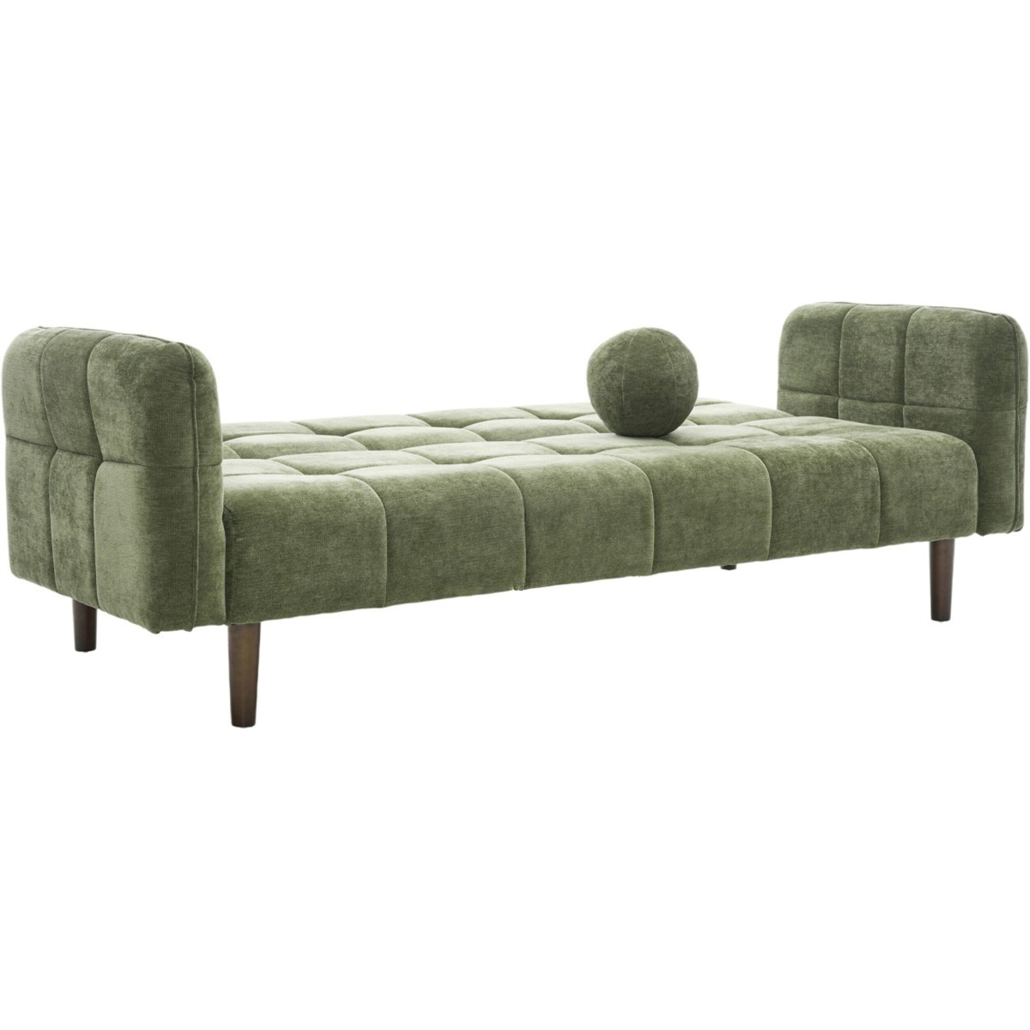Canapé convertible 3 places en tissu chenille - PAVIA