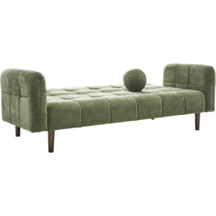 Canapé convertible 3 places en tissu chenille - PAVIA