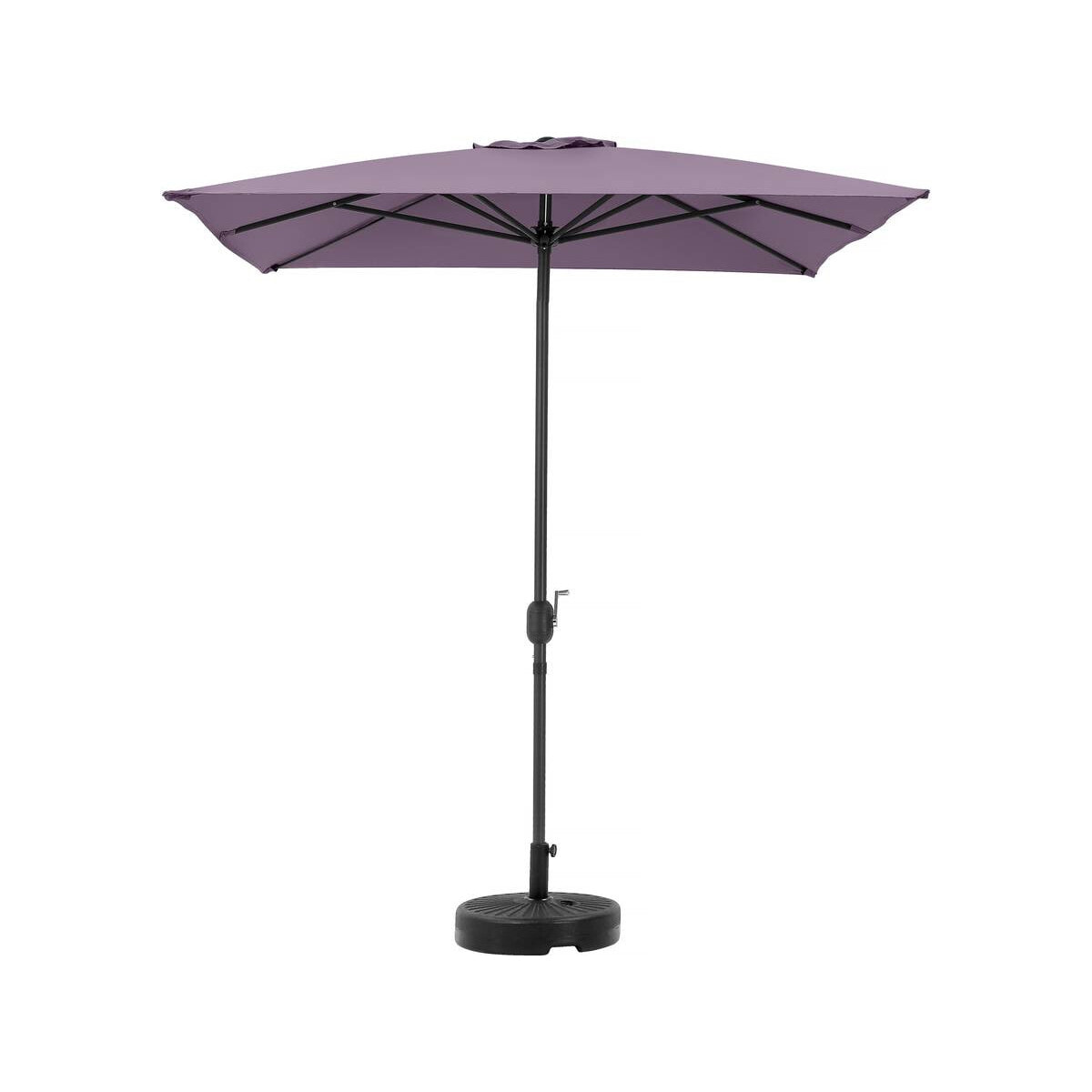 Parasol rectangulaire inclinable "Sol 2" - 2 x 3 m - Violet
