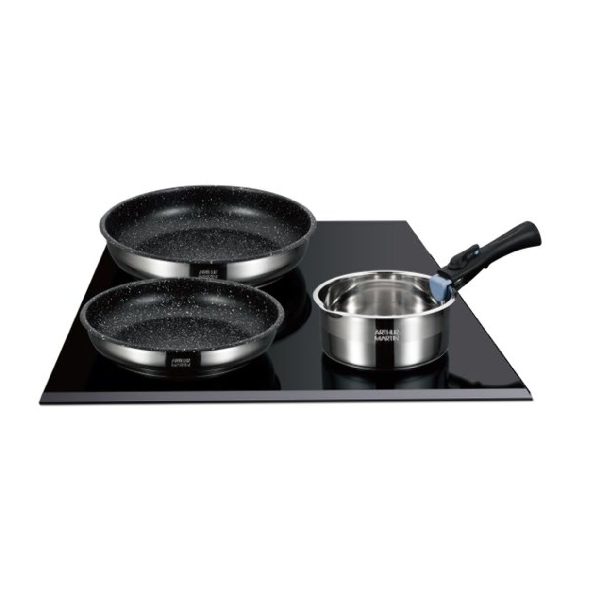 Batterie amovible 4 pièces inox