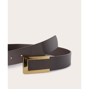 Motivi - Cintura con fibbia rettangolare - Marrone