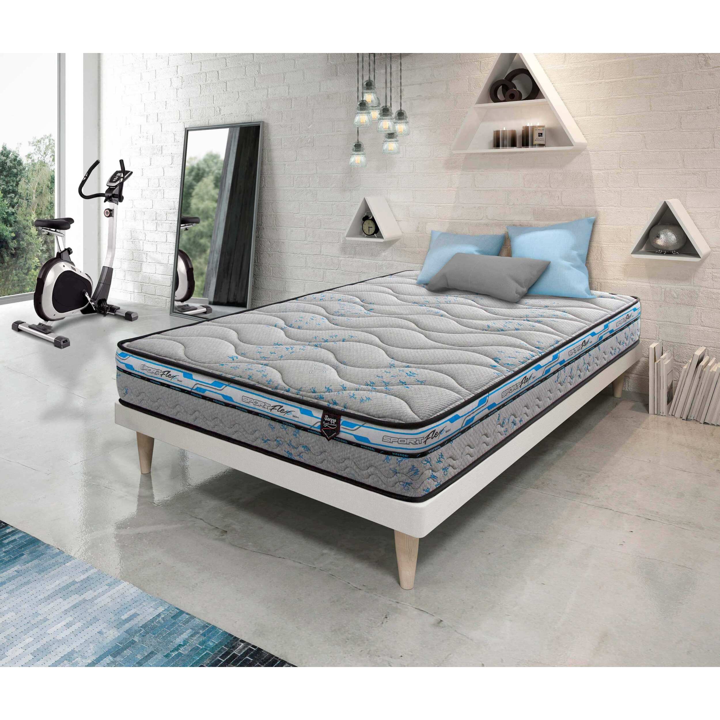 Colchón Viscogel HR Sport Flex de SonnoMattress, Altura 30 cm