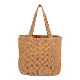 Parade Tote Bag in paglia di carta naturale 31x46 cm