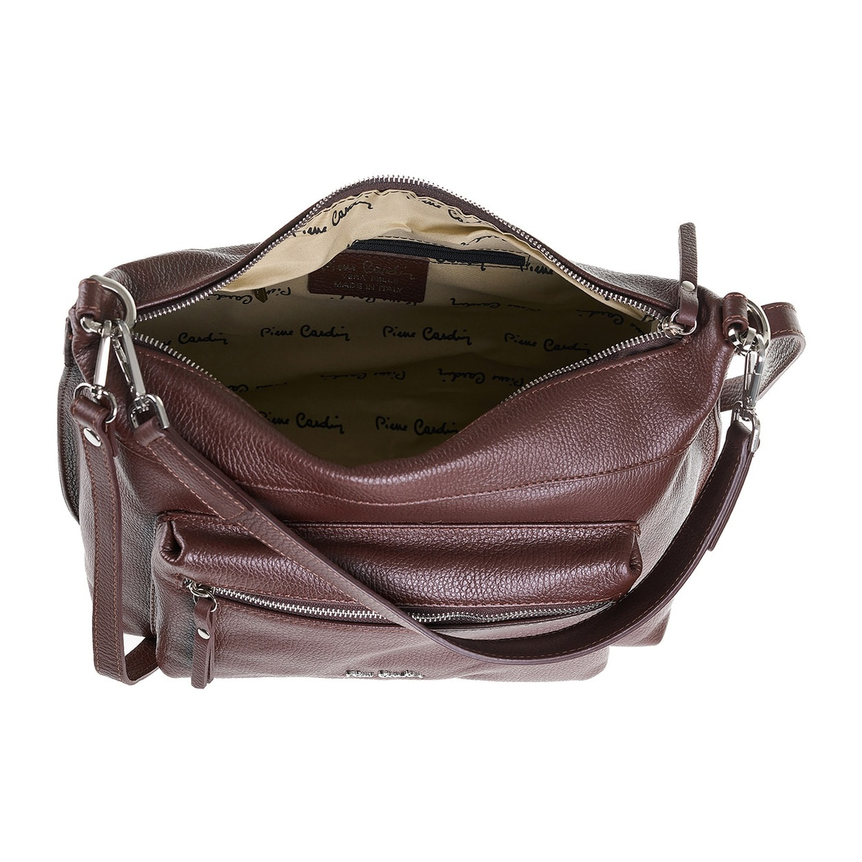 Borsa a spalla da donna Made in Italy - Modello Seraphina - 100% pelle - 35.0 x 23.0 x 20.0 cm