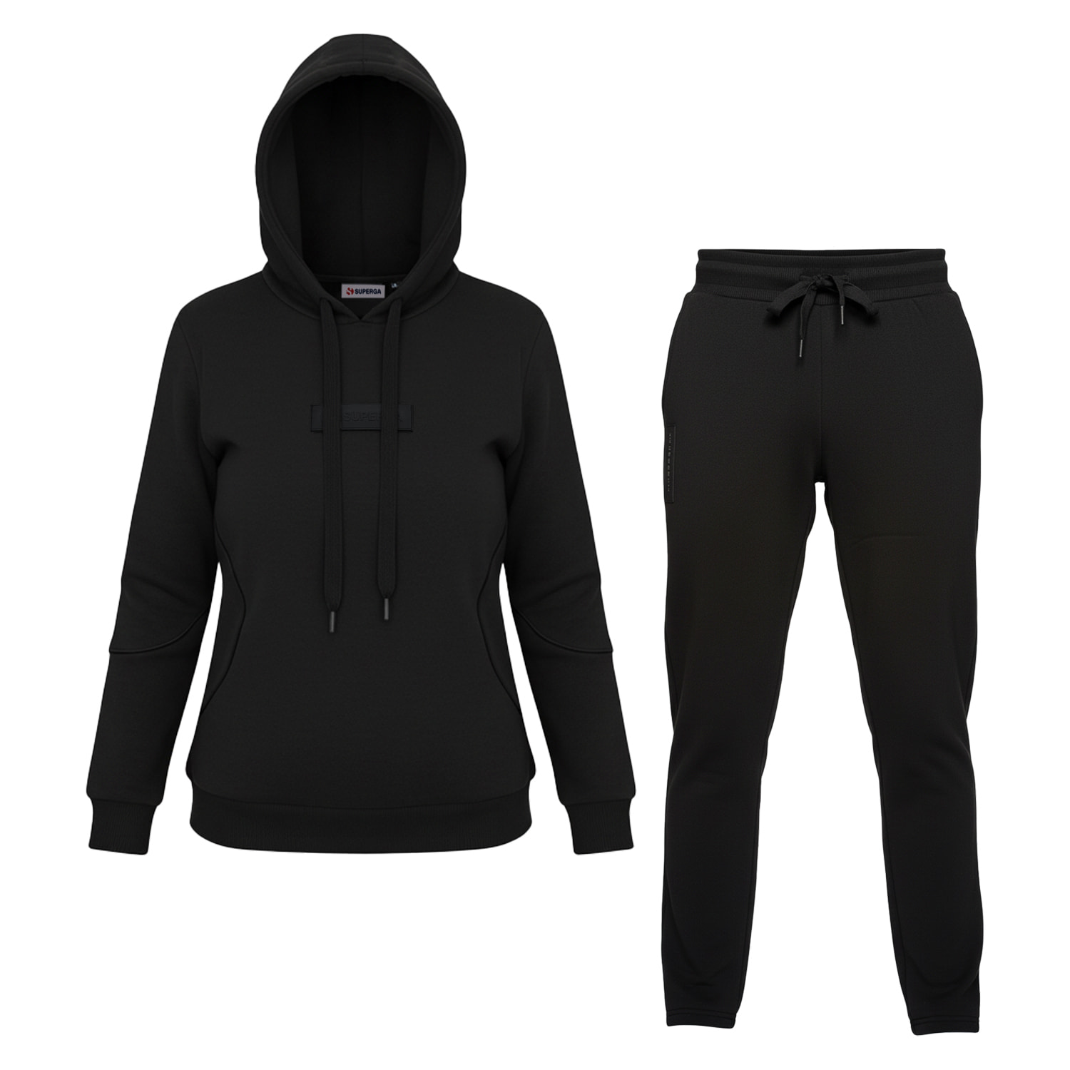 Tuta Donna SUPERGA Cotone Felpato Cappuccio