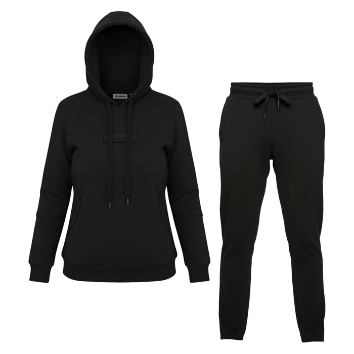 Tuta Donna SUPERGA Cotone Felpato Cappuccio